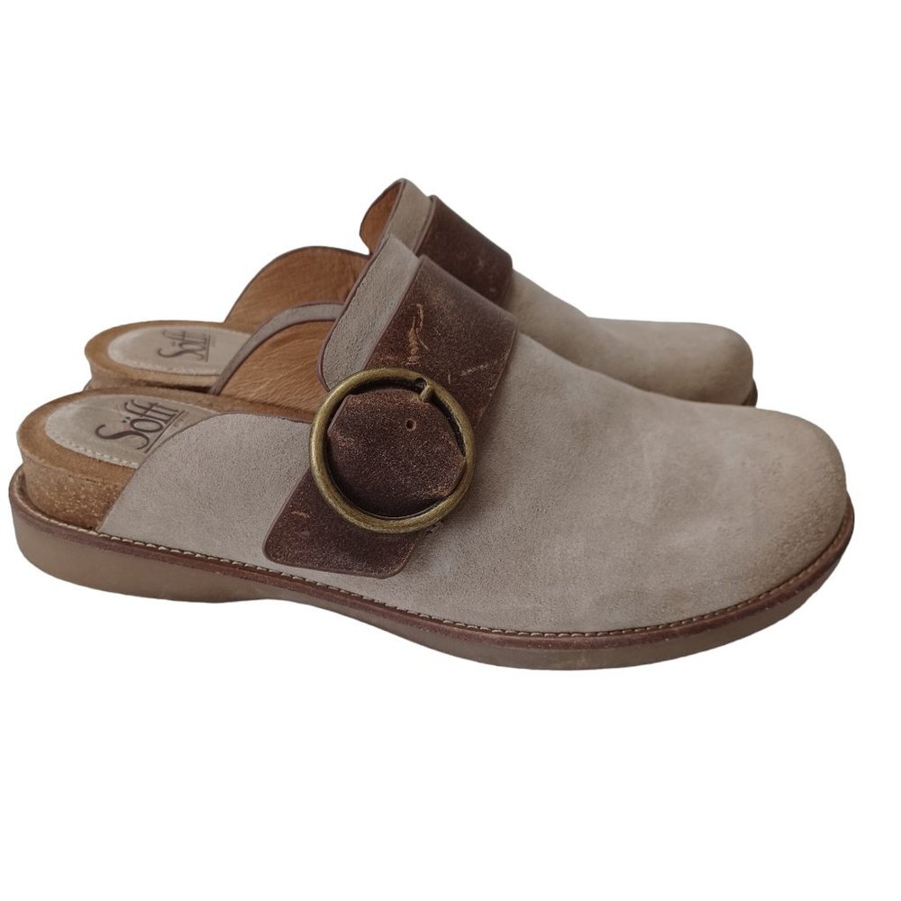 Sofft Clog Mule Billie Slip On Slide Cashmere Sue… - image 1